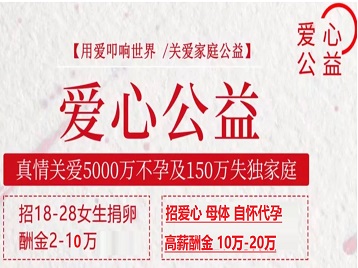 裕安捐卵助孕生子 爱心志愿者招募